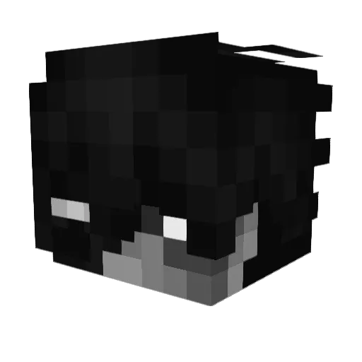 Mentaliten Minecraft avatar head, 3D render