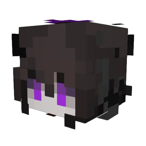 Mentally_Tired Minecraft avatar head, 3D render