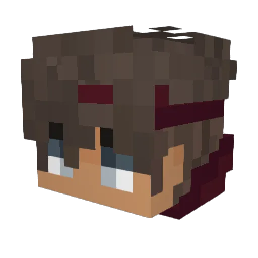 MentallyisGod Minecraft avatar head, 3D render