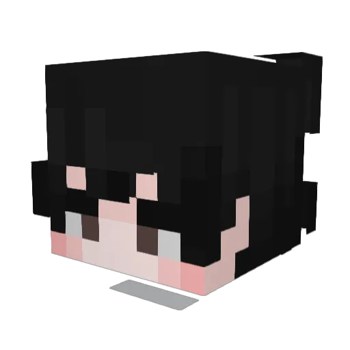 Mentalpyrogen Minecraft avatar head, 3D render