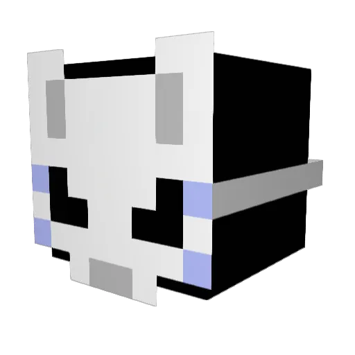 Mentaltrauma Minecraft avatar head, 3D render