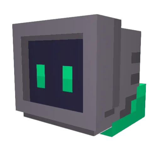 MentheKnuts001 Minecraft avatar head, 3D render