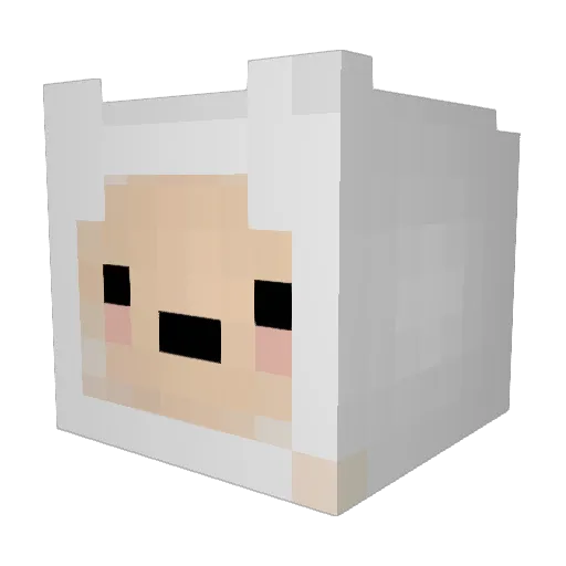 Menyo0058 Minecraft avatar head, 3D render