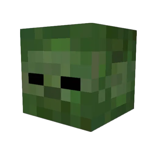 Meo9000 Minecraft avatar head, 3D render