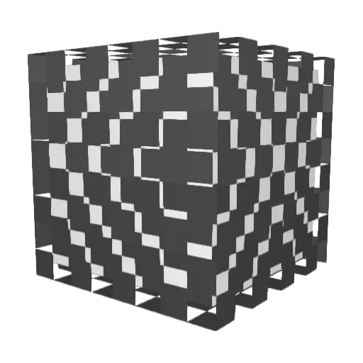 Meotim_ Minecraft avatar head, 3D render
