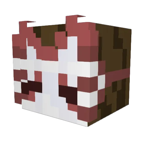 Meow273 Minecraft avatar head, 3D render