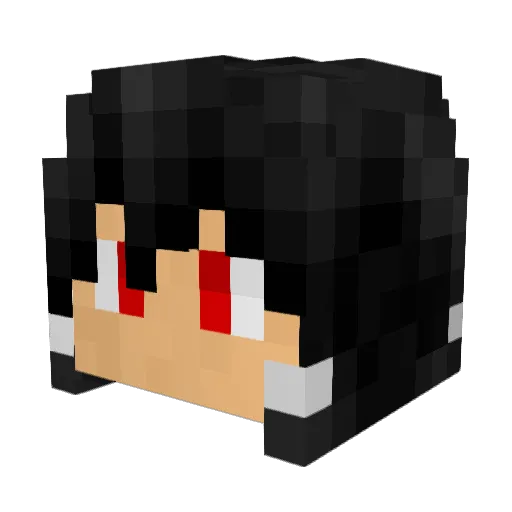 MeowEasyRG Minecraft avatar head, 3D render
