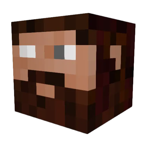 Meow_1337 Minecraft avatar head, 3D render
