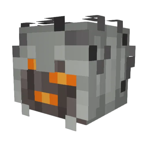 Meowllifera Minecraft avatar head, 3D render