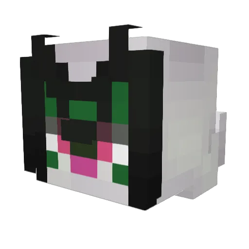 MeowscaradaSimp Minecraft avatar head, 3D render