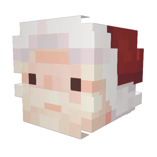 Meowsterr Minecraft avatar head, 3D render