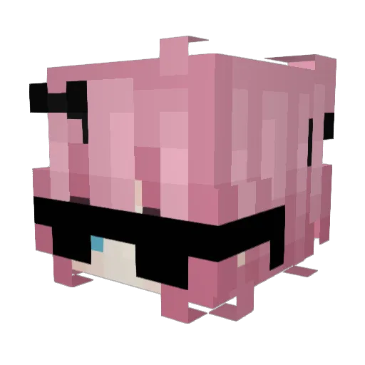 Mephisto57 Minecraft avatar head, 3D render