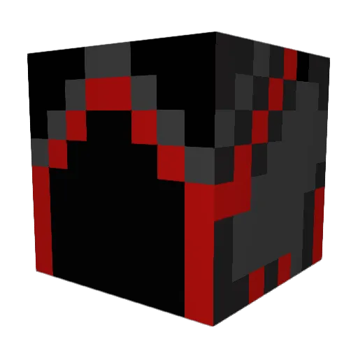 Mephistophels Minecraft avatar head, 3D render