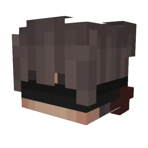 MerBendi13 Minecraft avatar head, 3D render