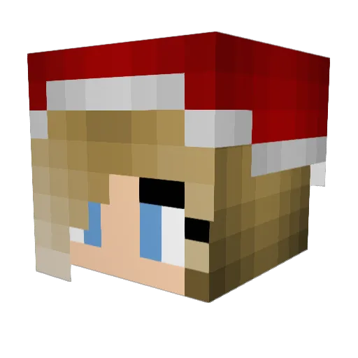 MeraMercer Minecraft avatar head, 3D render