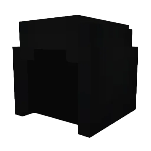 Merakses Minecraft avatar head, 3D render