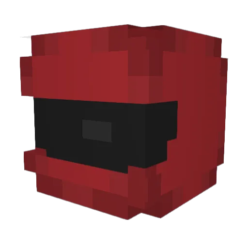MercAMG Minecraft avatar head, 3D render