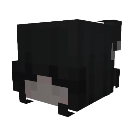 Mercantilist Minecraft avatar head, 3D render