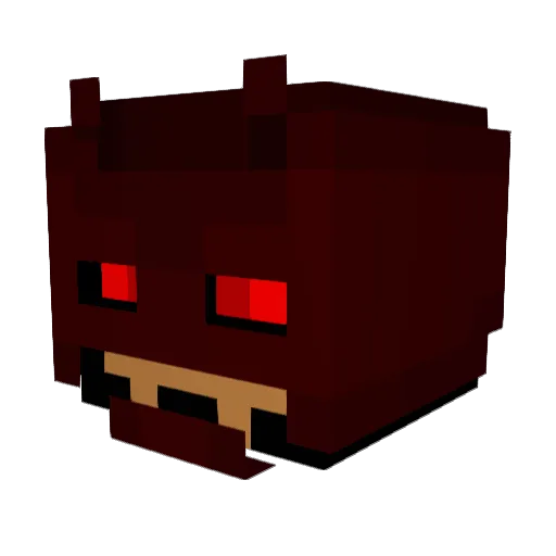 MercedesBenz Minecraft avatar head, 3D render