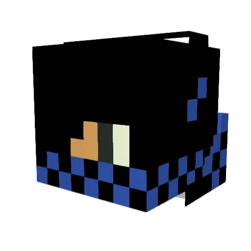 MercenaryUK Minecraft avatar head, 3D render