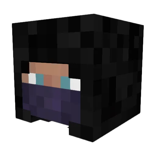 Merchant_Pepe Minecraft avatar head, 3D render