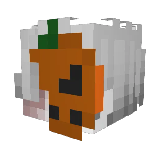 Merchantment Minecraft avatar head, 3D render