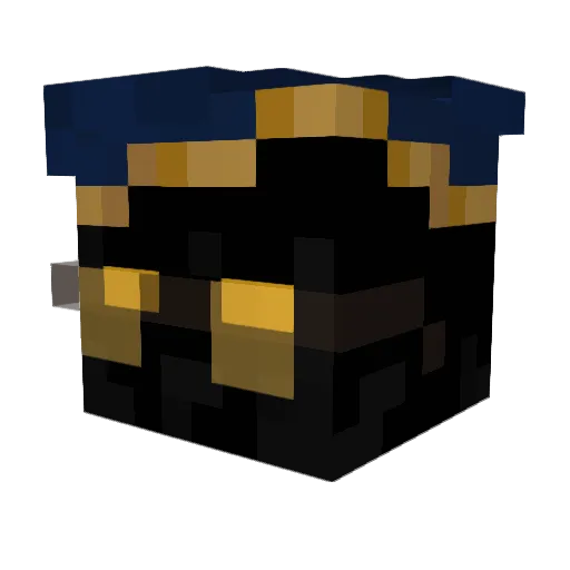 Merci_brieu Minecraft avatar head, 3D render