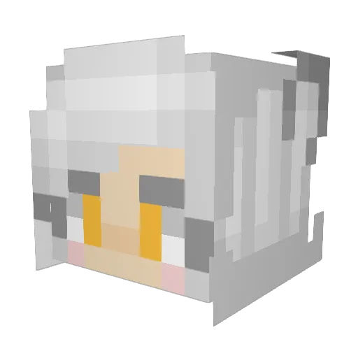MercifulKiller Minecraft avatar head, 3D render