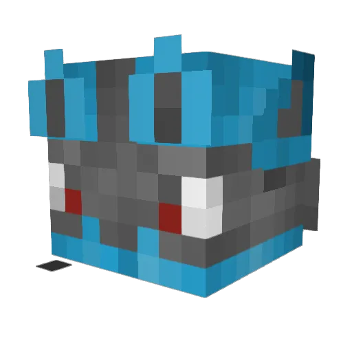 Merciful_Fel Minecraft avatar head, 3D render