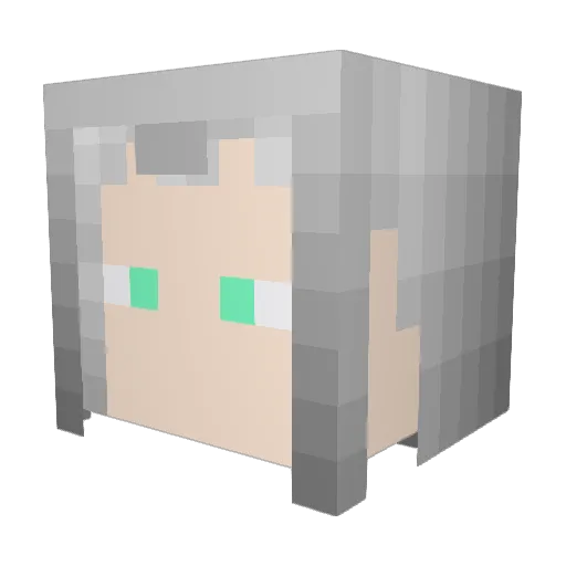 MercilessRalph23 Minecraft avatar head, 3D render