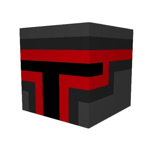 MercilessTen22 Minecraft avatar head, 3D render