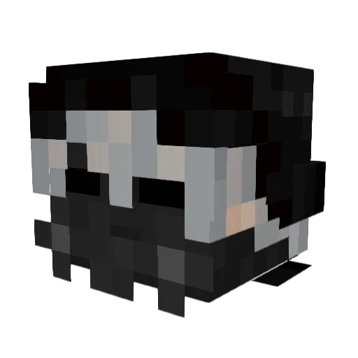 MercilesslXx Minecraft avatar head, 3D render