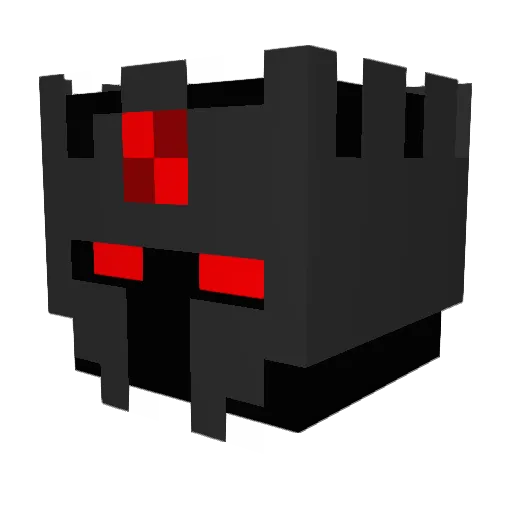 Merckpox25 Minecraft avatar head, 3D render