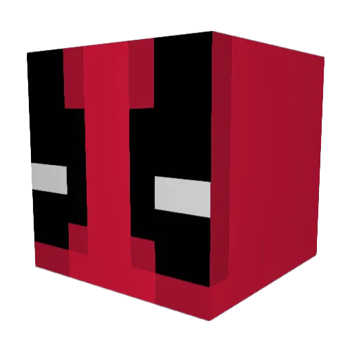 MercuLi Minecraft avatar head, 3D render