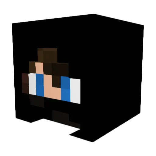 MercuryMiracle Minecraft avatar head, 3D render