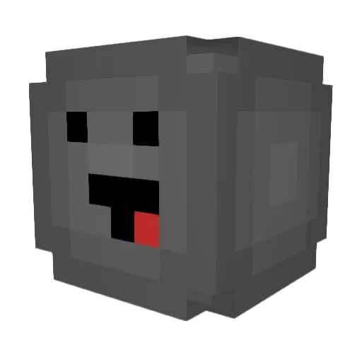 MercuryParadox Minecraft avatar head, 3D render