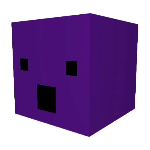 MercuryRaptor Minecraft avatar head, 3D render