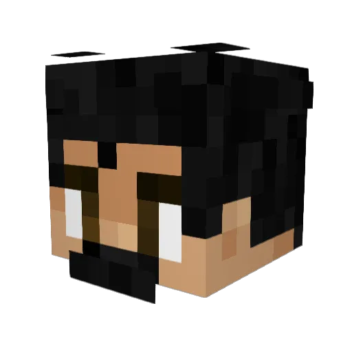 Mercury_Lover_ Minecraft avatar head, 3D render