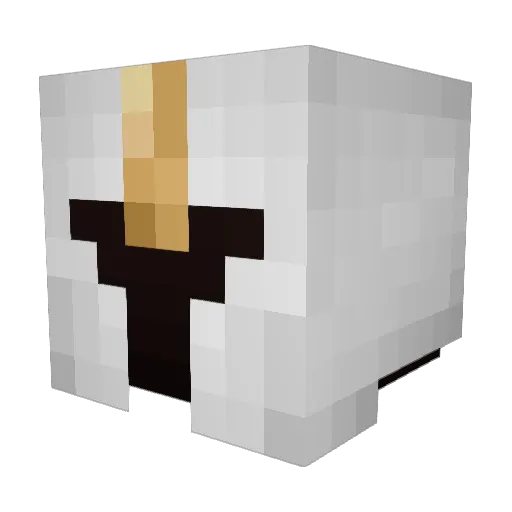 Mercy4aFool Minecraft avatar head, 3D render