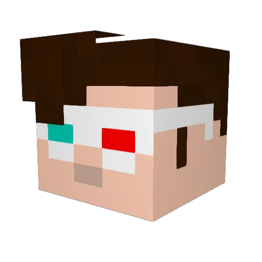 MercyFlush1201 Minecraft avatar head, 3D render