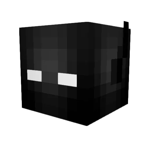 MercyGzz Minecraft avatar head, 3D render