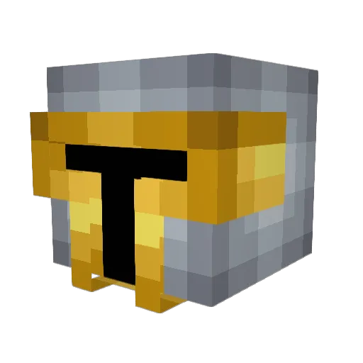 MercyMade Minecraft avatar head, 3D render