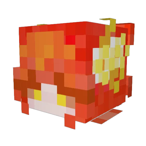 MercyNydoorin Minecraft avatar head, 3D render