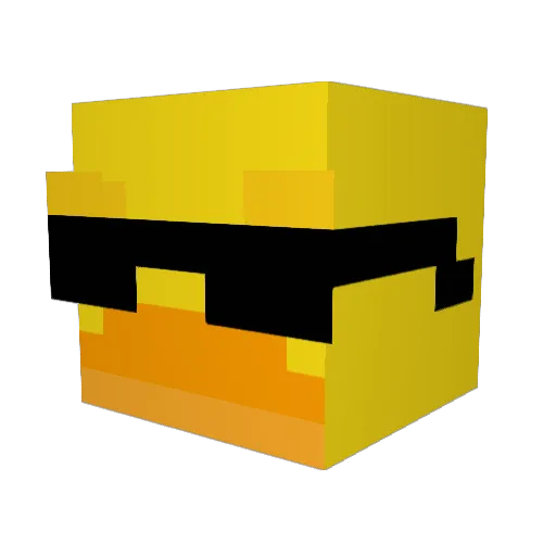 MercyWarrior14 Minecraft avatar head, 3D render