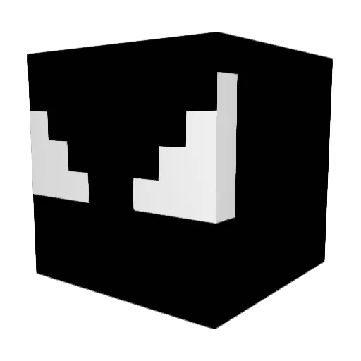 MereBard Minecraft avatar head, 3D render