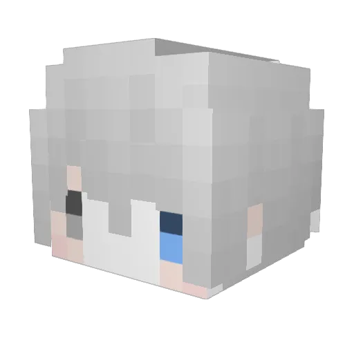 Meretseger_Order Minecraft avatar head, 3D render