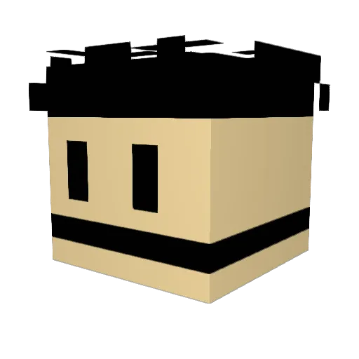 MergaSkittl3 Minecraft avatar head, 3D render