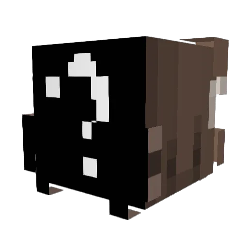 Meribel_ Minecraft avatar head, 3D render