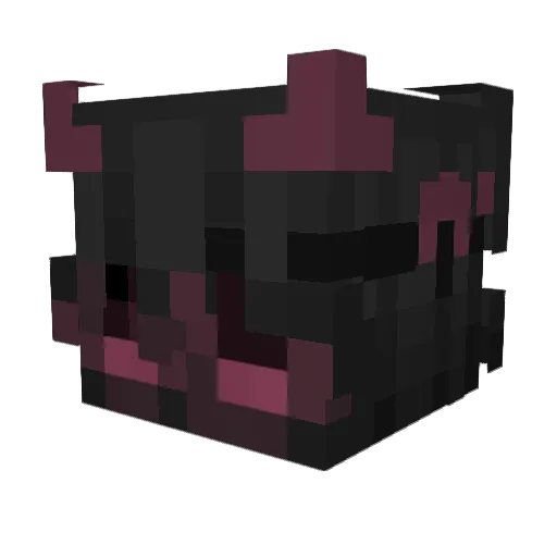 Meriidian Minecraft avatar head, 3D render