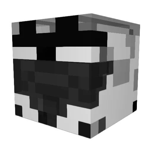 MerilFox Minecraft avatar head, 3D render